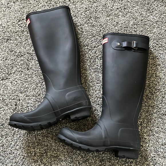 Hunter Shoes - Black Tall HUNTER Rain Boots